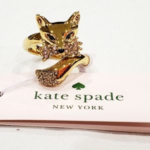 Kate Spade Fox ring NWT